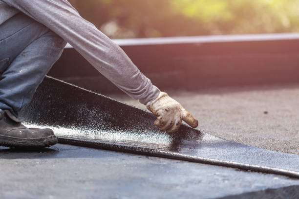 Professional Waterproofing technician working in Barrington, IL